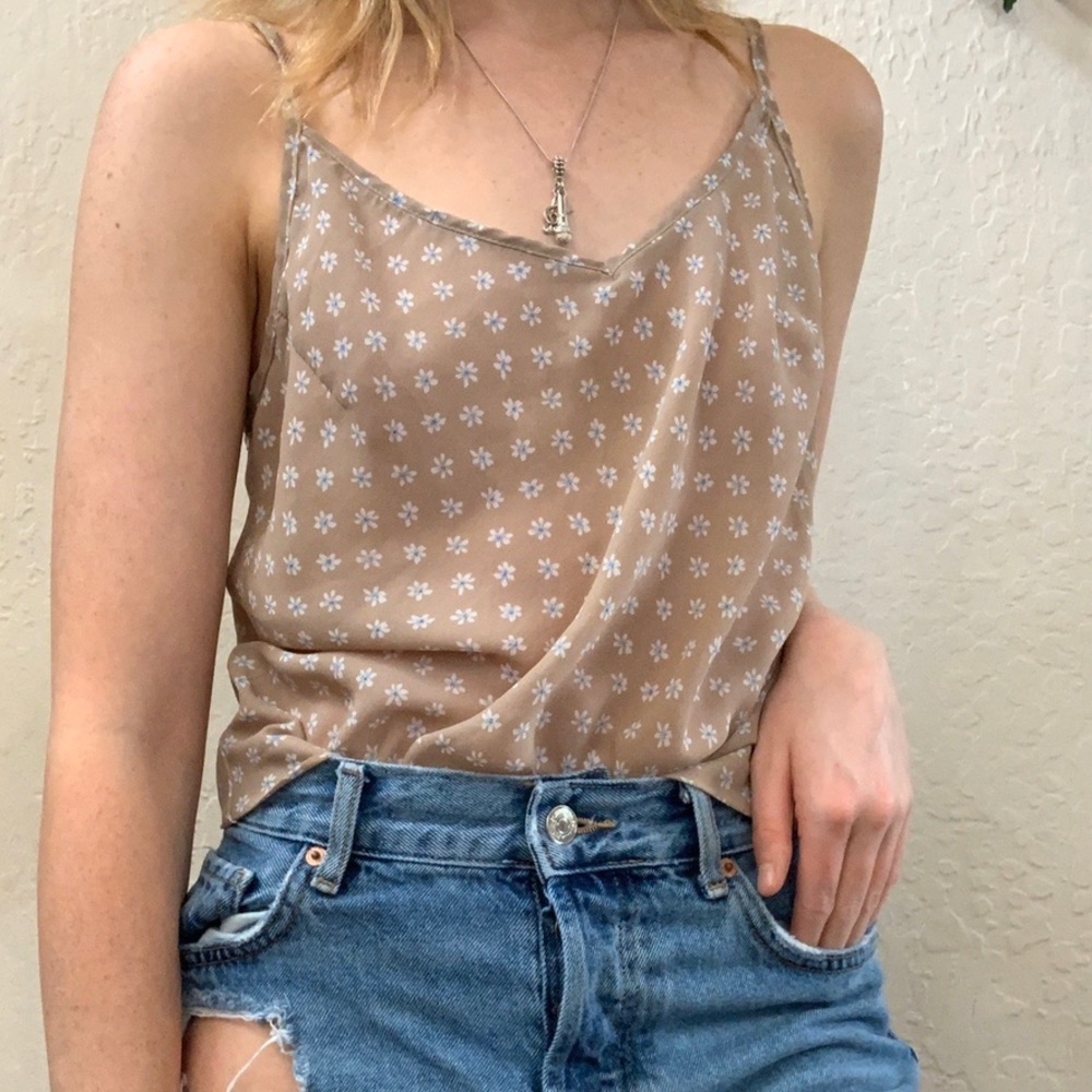 FLOWER GIRL TANK TOP